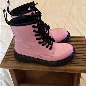 Dr. Martens Kids Pink Boots